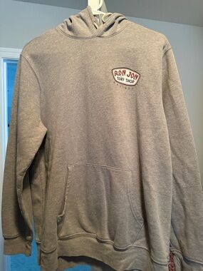 Ron Jon Gray Pullover Hoodie with Small Logo